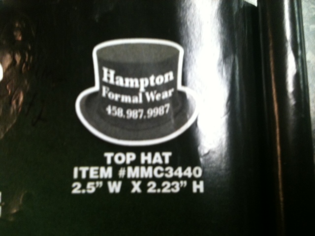 Top Hat Thin Stock Magnet
GM-MMC3440